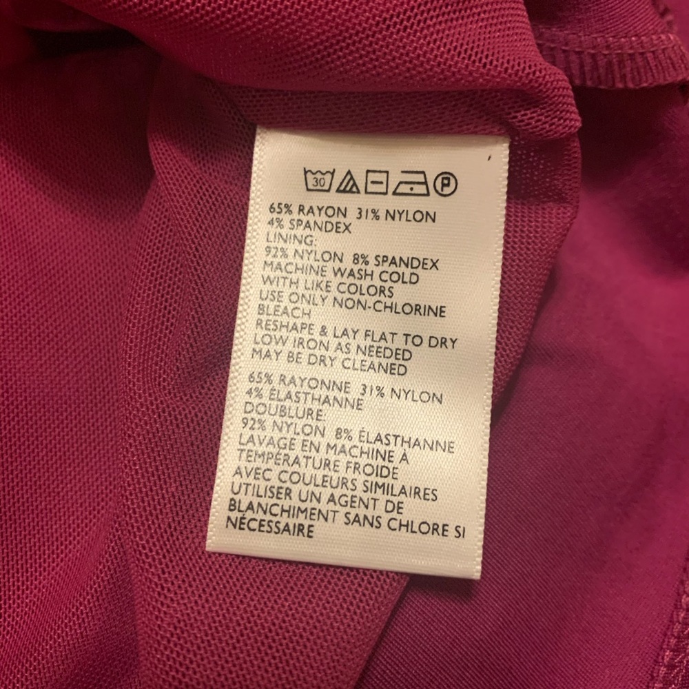 🆕 Urban Outfitters Magenta Skater Dress - Picture 7 of 8